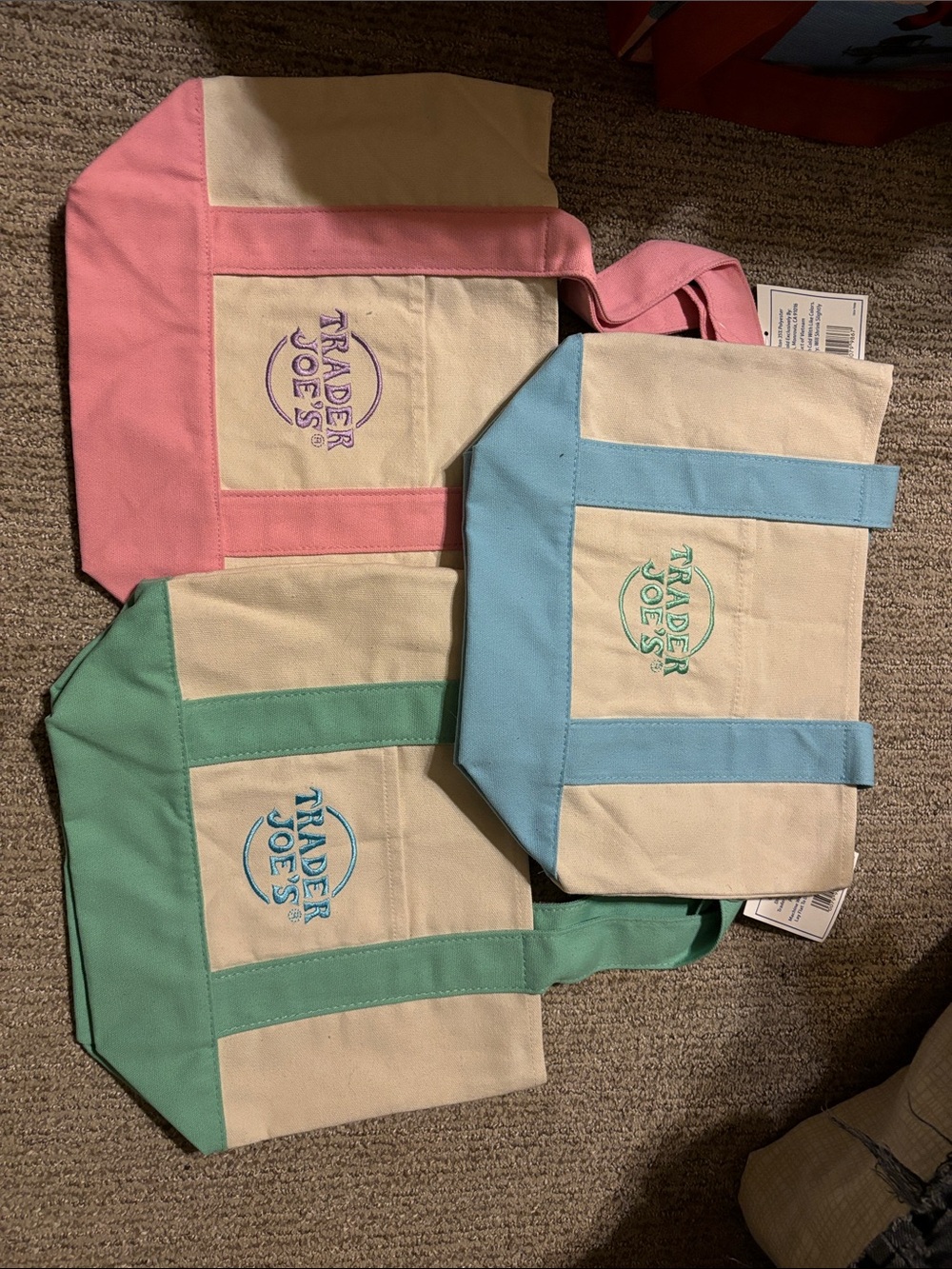 Trader Joe’s Mini Tote Bag Set